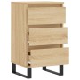 Aparador madera de ingeniería roble Sonoma 40x35x70 cm