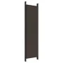 Divider screen with 6 brown fabric panels 300x200 cm by vidaXL, Room dividers - Ref: Foro24-350191, Price: 46,19 €, Discount: %