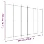 Divider screen with 6 brown fabric panels 300x200 cm by vidaXL, Room dividers - Ref: Foro24-350191, Price: 46,19 €, Discount: %
