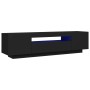 TV-Schrank mit LED-Leuchten schwarz 160x35x40 cm von vidaXL, TV-Möbel - Ref: Foro24-804428, Preis: 109,06 €, Rabatt: %