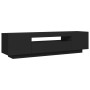 TV-Schrank mit LED-Leuchten schwarz 160x35x40 cm von vidaXL, TV-Möbel - Ref: Foro24-804428, Preis: 109,06 €, Rabatt: %