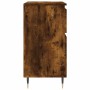 Aparador madera contrachapada color roble ahumado 60x35x70 cm