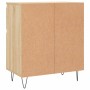 Aparador de madera contrachapada roble Sonoma 60x35x70 cm