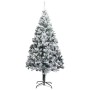 Artificial Christmas tree PVC snow green flocked 400 cm by vidaXL, Christmas trees - Ref: Foro24-328479, Price: 367,51 €, Dis...