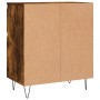 Aparador madera contrachapada color roble ahumado 60x35x70 cm