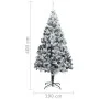 Artificial Christmas tree PVC snow green flocked 400 cm by vidaXL, Christmas trees - Ref: Foro24-328479, Price: 362,78 €, Dis...