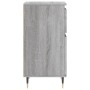 Aparador madera de ingeniería gris Sonoma 40x35x70 cm