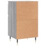 Aparador madera de ingeniería gris Sonoma 40x35x70 cm