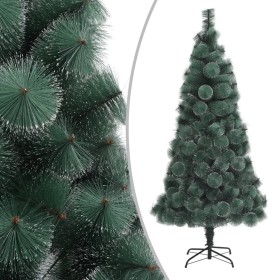 Árbol de Navidad artificial con soporte verde PET 240 cm