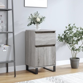 Aparador madera de ingeniería gris Sonoma 40x35x70 cm Aparador madera de ingeniería gris Sonoma 40x35x70 cm