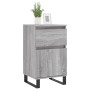 Aparador madera de ingeniería gris Sonoma 40x35x70 cm