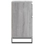 Aparador madera de ingeniería gris Sonoma 40x35x70 cm