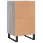 Aparador madera de ingeniería gris Sonoma 40x35x70 cm