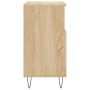 Aparador de madera contrachapada roble Sonoma 60x35x70 cm