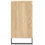 Aparador de madera contrachapada roble Sonoma 60x35x70 cm