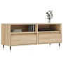 Mueble de TV madera contrachapada roble Sonoma 100x34,5x44,5 cm en Muebles TV | Comprar online en Foro24