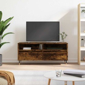Mueble de TV madera contrachapada roble ahumado 100x34,5x44,5cm en Muebles TV | Comprar online en Foro24