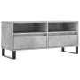 Mueble de TV madera contrachapada gris hormigón 100x34,5x44,5cm en Muebles TV | Comprar online en Foro24