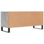 Mueble de TV madera contrachapada gris hormigón 100x34,5x44,5cm en Muebles TV | Comprar online en Foro24