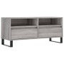 Mueble de TV madera contrachapada gris Sonoma 100x34,5x44,5 cm en Muebles TV | Comprar online en Foro24