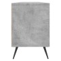 Mueble de TV madera contrachapada gris hormigón 150x30x44,5 cm