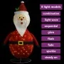 Papá Noel de Navidad decorativo con LED tela lujosa 120 cm de vidaXL, Luces de Navidad - Ref: Foro24-328499, Precio: 46,48 €,...
