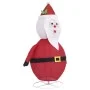 Papá Noel de Navidad decorativo con LED tela lujosa 120 cm de vidaXL, Luces de Navidad - Ref: Foro24-328499, Precio: 46,48 €,...