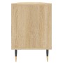 Mueble de TV madera contrachapada roble Sonoma 150x30x44,5 cm