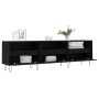 Mueble de TV madera contrachapada negro 150x30x44,5 cm en Muebles TV | Comprar online en Foro24