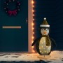 Pingüino de Navidad decorativo con LED tela lujosa 120 cm de vidaXL, Luces de Navidad - Ref: Foro24-328502, Precio: 72,08 €, ...