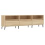 Mueble de TV madera contrachapada roble Sonoma 150x30x44,5 cm en Muebles TV | Comprar online en Foro24