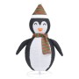 Pingüino de Navidad decorativo con LED tela lujosa 120 cm de vidaXL, Luces de Navidad - Ref: Foro24-328502, Precio: 72,08 €, ...
