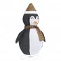 Decorative Christmas penguin with LED luxurious fabric 120 cm by vidaXL, Christmas lights - Ref: Foro24-328502, Price: 71,29 ...