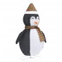 Pingüino de Navidad decorativo con LED tela lujosa 120 cm de vidaXL, Luces de Navidad - Ref: Foro24-328502, Precio: 72,08 €, ...