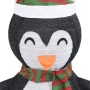 Pingüino de Navidad decorativo con LED tela lujosa 120 cm de vidaXL, Luces de Navidad - Ref: Foro24-328502, Precio: 72,08 €, ...