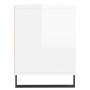 Mueble de TV madera contrachapada blanco brillo 150x30x44,5 cm en Muebles TV | Comprar online en Foro24