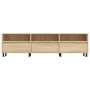 Mueble de TV madera contrachapada roble Sonoma 150x30x44,5 cm