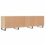 Mueble de TV madera contrachapada roble Sonoma 150x30x44,5 cm