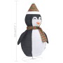 Pingüino de Navidad decorativo con LED tela lujosa 120 cm de vidaXL, Luces de Navidad - Ref: Foro24-328502, Precio: 72,08 €, ...