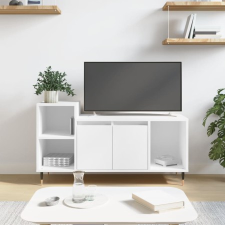 Mueble para TV madera contrachapada blanco 100x35x55 cm en Muebles TV | Comprar online en Foro24