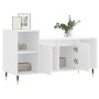 Mueble para TV madera contrachapada blanco 100x35x55 cm en Muebles TV | Comprar online en Foro24