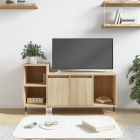 Mueble para TV madera contrachapada roble Sonoma 100x35x55 cm en Muebles TV | Comprar online en Foro24