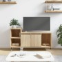 Mueble para TV madera contrachapada roble Sonoma 100x35x55 cm
