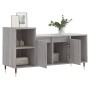 Mueble de TV madera contrachapada gris Sonoma 100x35x55 cm en Muebles TV | Comprar online en Foro24