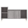 Mueble de TV madera contrachapada gris Sonoma 100x35x55 cm en Muebles TV | Comprar online en Foro24