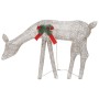 Familia renos de Navidad malla dorada blanco cálido 270x7x90 cm de vidaXL, Luces de Navidad - Ref: Foro24-328503, Precio: 135...