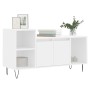 Mueble para TV madera contrachapada blanco 100x35x55 cm
