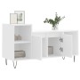 Mueble para TV madera contrachapada blanco 100x35x55 cm