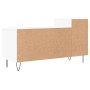 Mueble para TV madera contrachapada blanco 100x35x55 cm