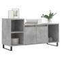 Mueble para TV madera contrachapada gris hormigón 100x35x55 cm